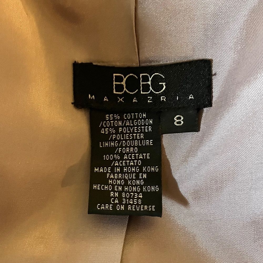 BCBGMAXAZRIA Lavender Button-Up Trench - Picture 2 of 3